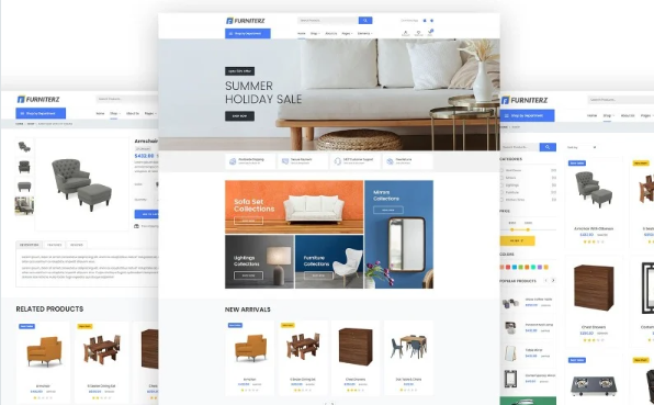 Furniterz – HTML5 e-commerce Website Template — Template by Templatemonster