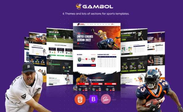 Gambol – Multipurpose Sport HTML5 Website Template — Template by Templatemonster