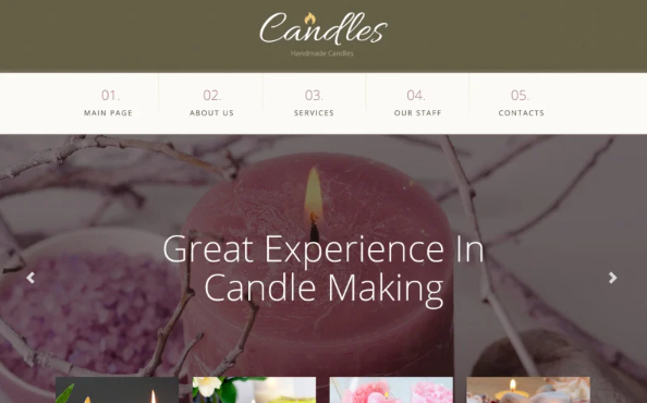 Gifts Responsive Website Template — Template by Templatemonster