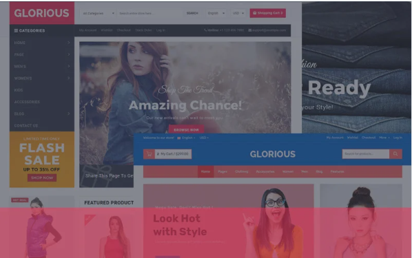 Glorious – Multipurpose Online Marketplace Website Template — Template by Templatemonster