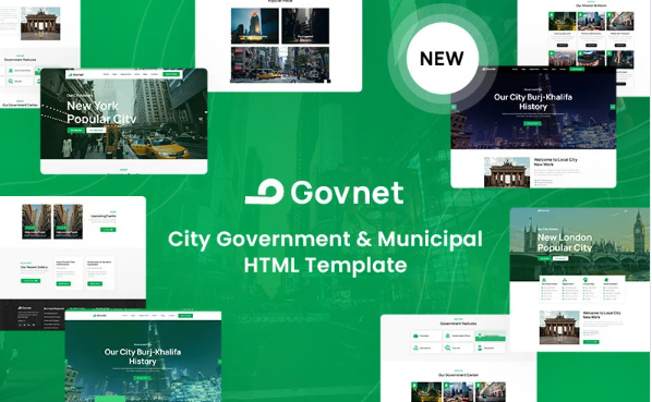 Govnet – City Government and Municipal Website Template