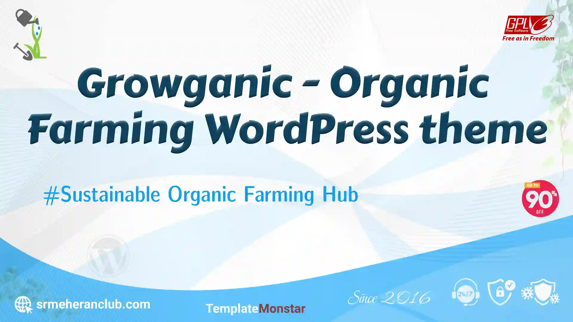 Growganic – Organic Farming WordPress theme — Theme by Templatemonster