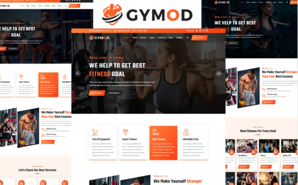 Gymod – Gym and Fitness HTML5 Template — Template by Templatemonster