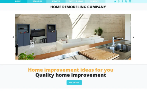 Home Remodeling Responsive Website Template — Template by Templatemonster