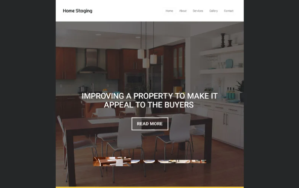 Home Staging Website Template