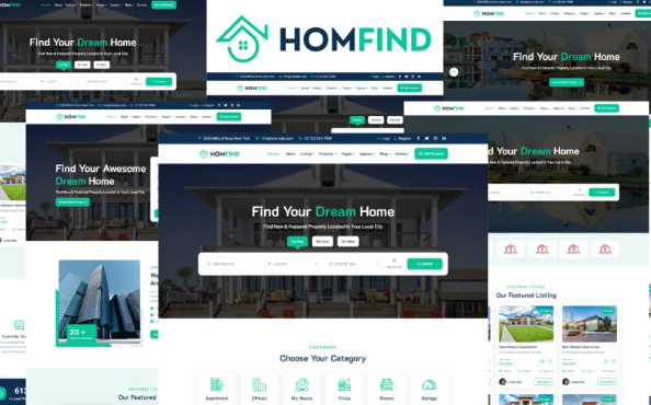 Homfind – Real Estate HTML5 Template