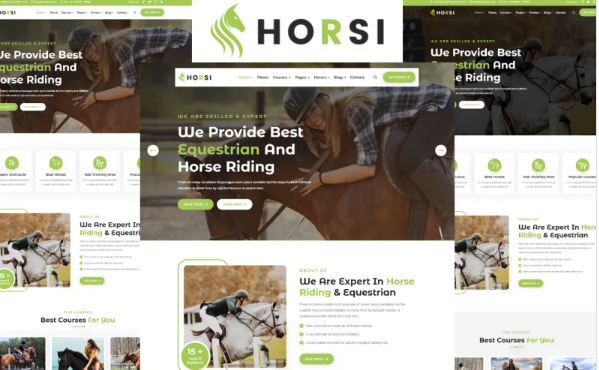 Horsi – Equestrian Club and Horse Riding HTML5 Template — Template by Templatemonster