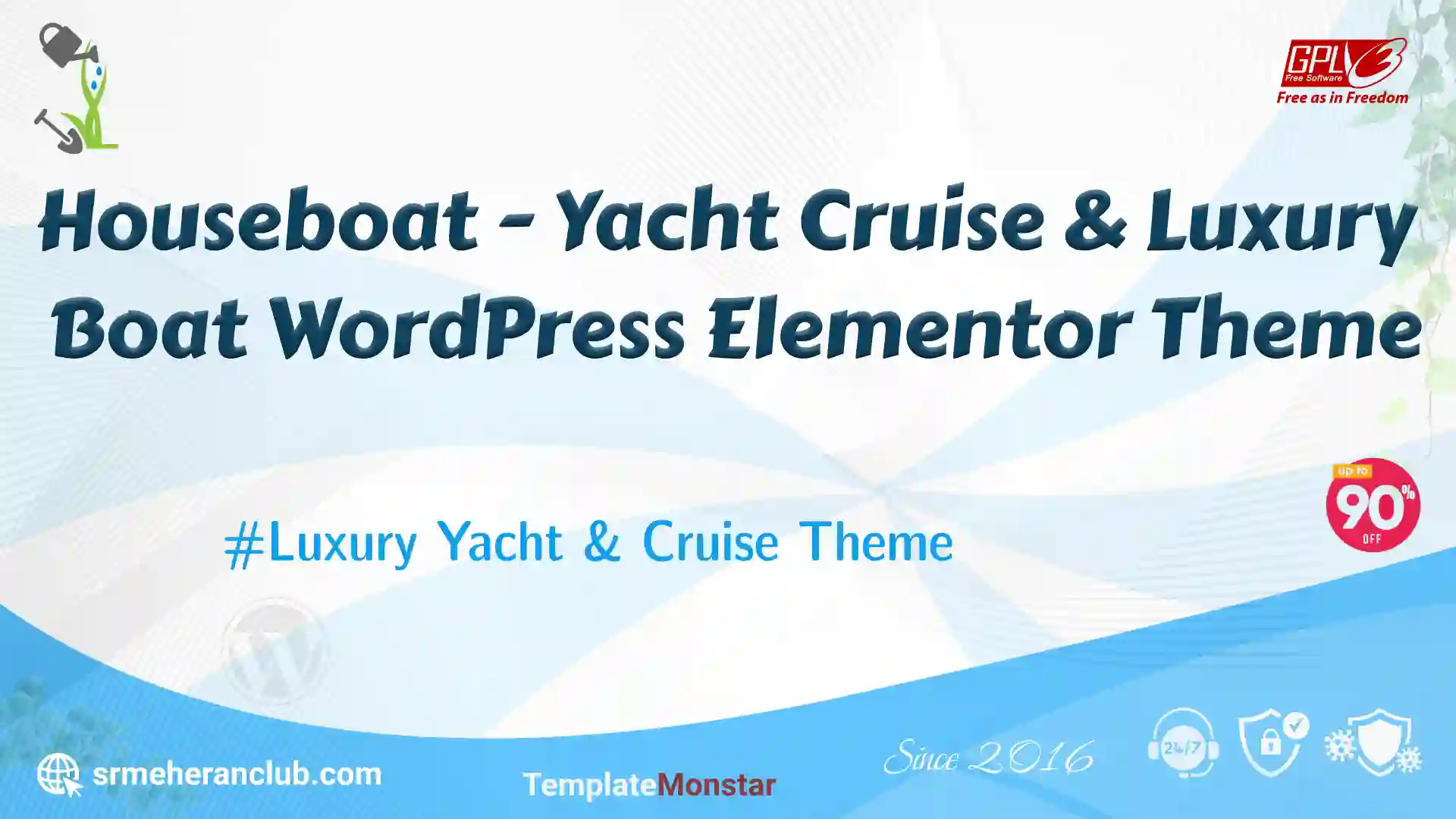 Houseboat – Yacht Cruise & Luxury Boat WordPress Elementor Theme — Theme by Templatemonster