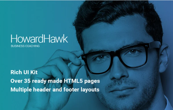 HowardHawk – Business Coaching Multipage Website Template — Template by Templatemonster