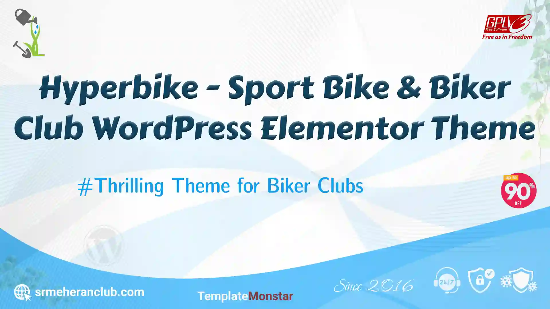Hyperbike – Sport Bike & Biker Club WordPress Elementor Theme — Theme by Templatemonster