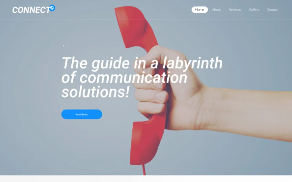 ISP Responsive Website Template