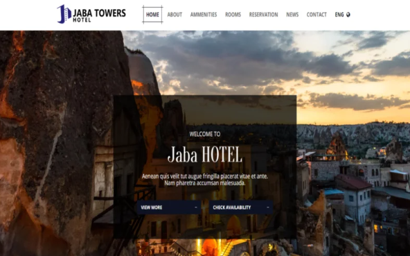 Jaba Hotel Bed & Breakfast-Multipurpose Premium HTML5 Website Template — Template by Templatemonster