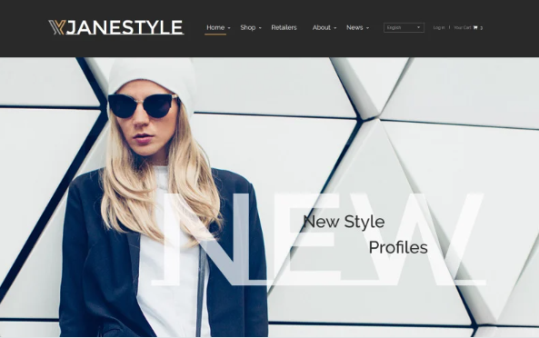 JaneStyle – Fashion Website Template — Template by Templatemonster