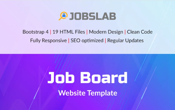 JobsLab – Job Board Website Template — Template by Templatemonster