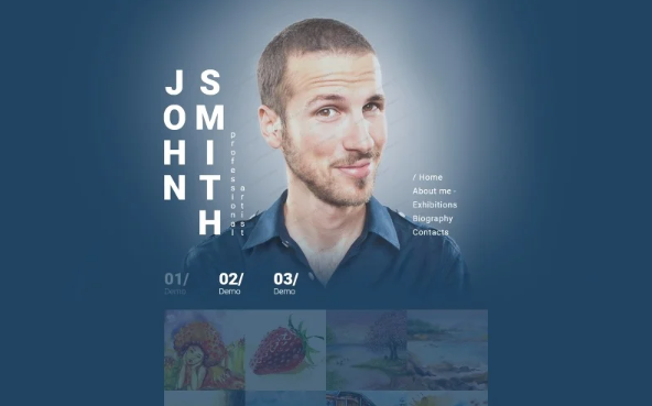John Smith Website Template