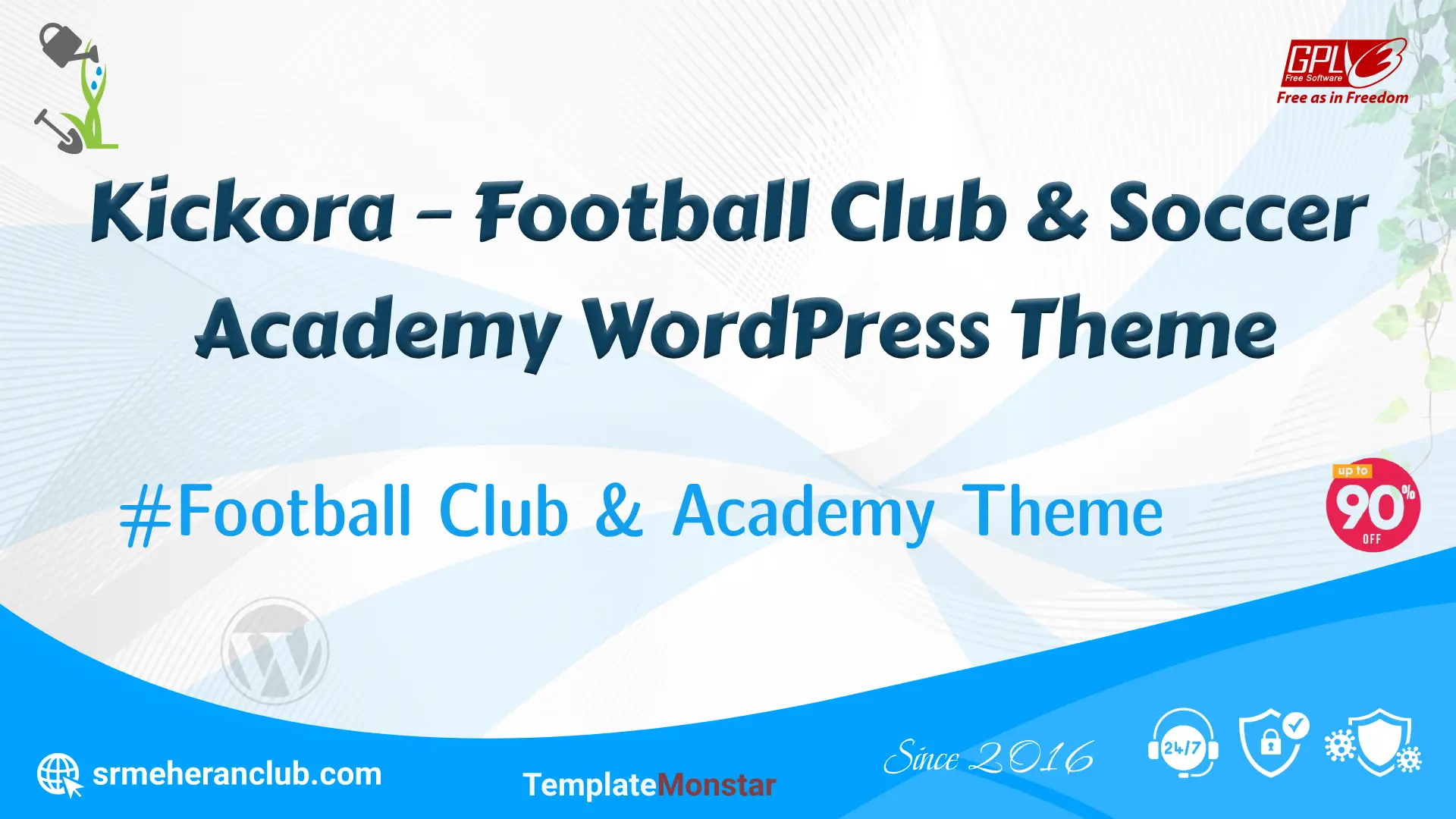 Kickora – Football Club & Soccer Academy WordPress Theme — Theme by Templatemonster