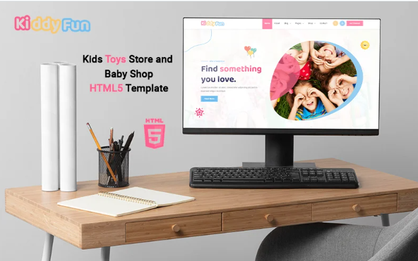 Kiddyfun – Kids Toys Store and Baby Shop HTML5 Template — Template by Templatemonster