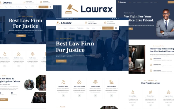 Lawrex – Lawyers & Attorney HTML5 Template — Template by Templatemonster