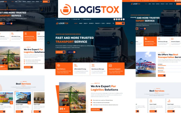 Logistox – Logistics And Transportation HTML5 Template — Template by Templatemonster