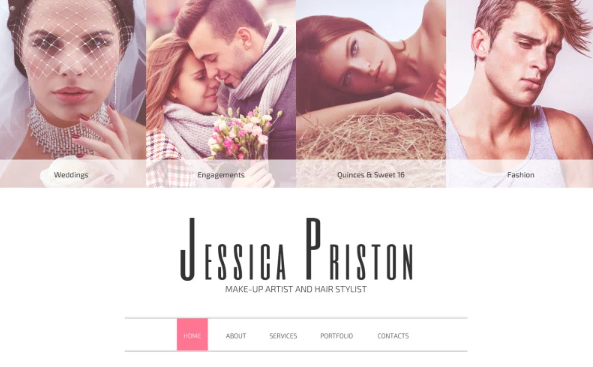 Make-up Artist Website Template