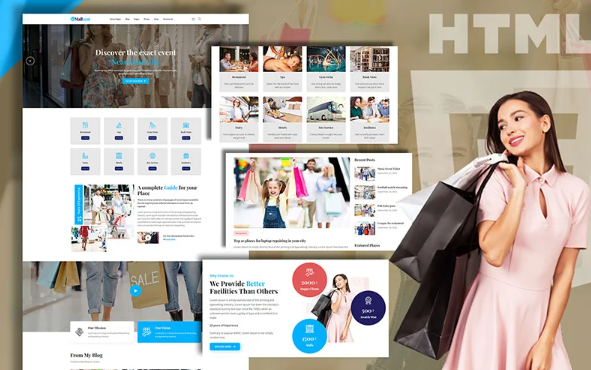 Mallvent Shopping Mall and Outlet Website template — Template by Templatemonster