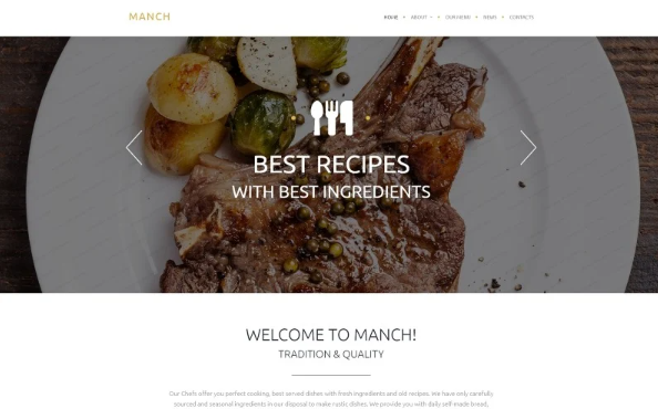 Manch Website Template