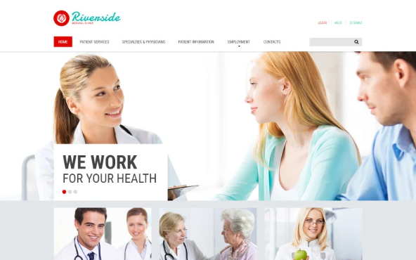 Medical Services Website Template — Template by Templatemonster