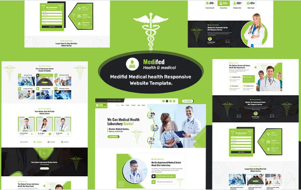 Medifed & Medical Doctor Health Care Business Responsive Template