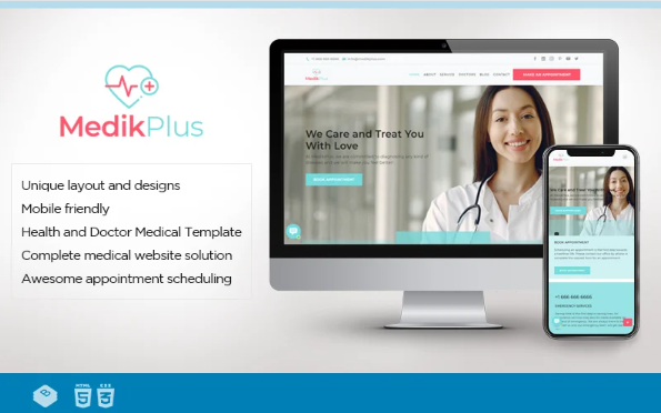 MedikPlus | Medical and Healthcare Website Template — Template by Templatemonster