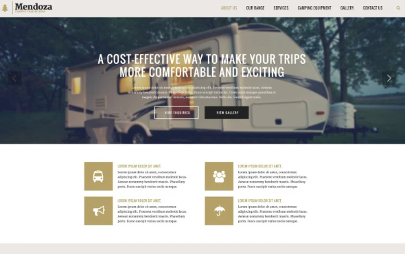 Mendoza Website Template