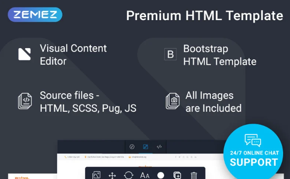 Modern – Portfolio Ready-To-Use Website Template — Template by Templatemonster