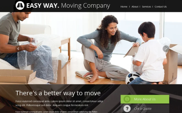 Moving Company Website Template — Template by Templatemonster