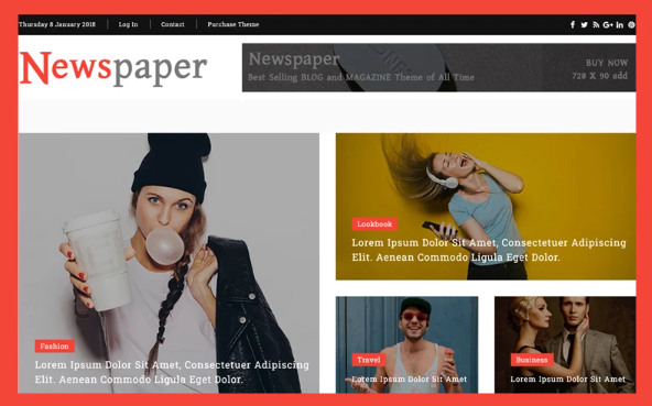 Newspaper Blog & Magazine HTML5 Template — Template by Templatemonster