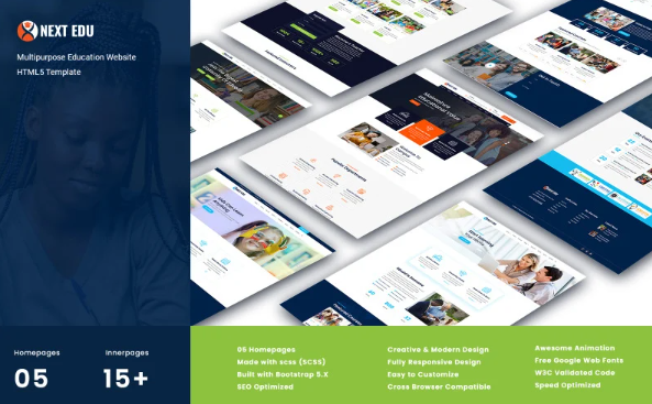 NextEdu – Educational HTML Template — Template by Templatemonster