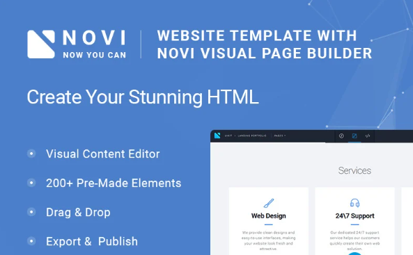 Novi – Corporate & Business Multipurpose with HTML Builder — Template by Templatemonster