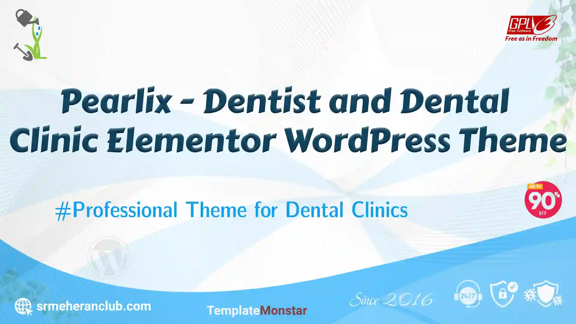 Pearlix – Dentist and Dental Clinic Elementor WordPress Theme — Theme by Templatemonster