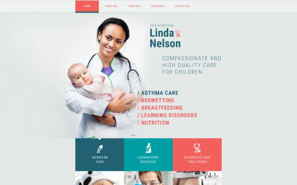 Pediatrician Responsive Website Template