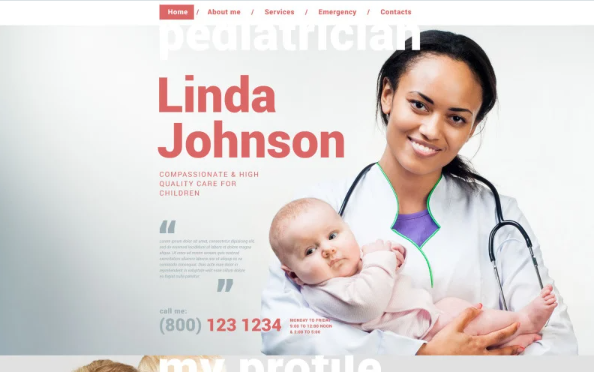 Pediatrician Website Template