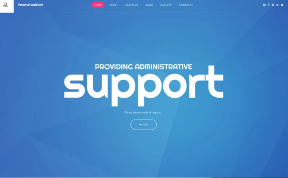 Personal Assistant Website Template