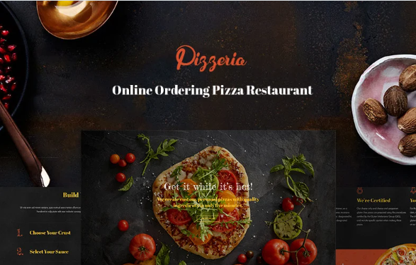 Pizzeria – Pizza Maker Website Template