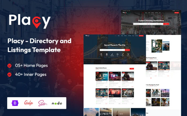 Placy – Directory and Listing Template — Template by Templatemonster