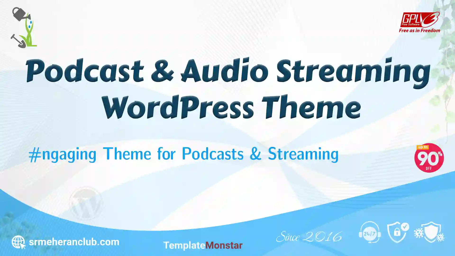 Podcast & Audio Streaming WordPress Theme — Theme by Templatemonster