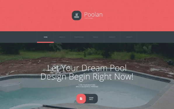 Poolan Website Template