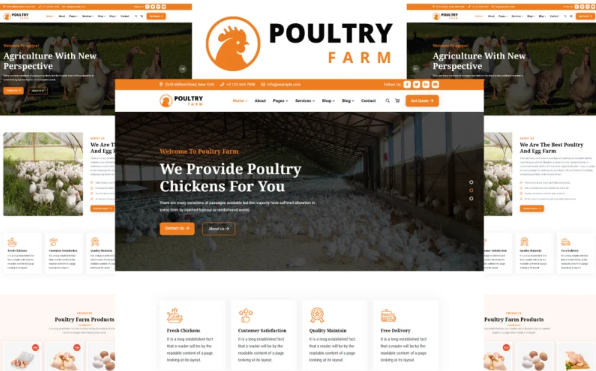 Poultryfarm – Poultry Farm HTML5 Template — Template by Templatemonster