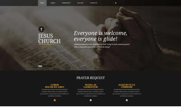 Presbyterian Responsive Website Template — Template by Templatemonster