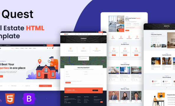 Quest – Real Estate HTML Template