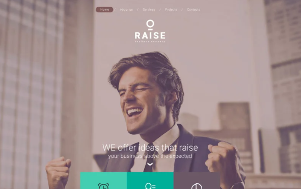 Raise Website Template