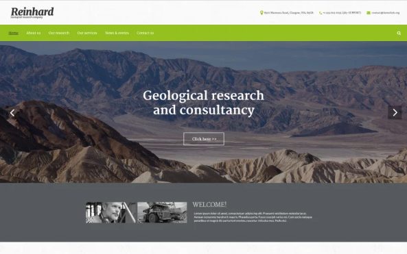 Reinhard Website Template