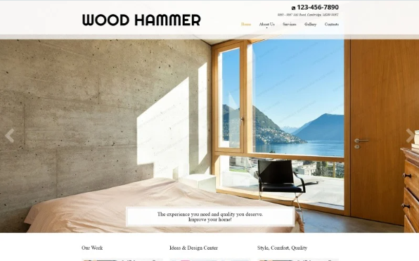 Residential Remodeling Website Template