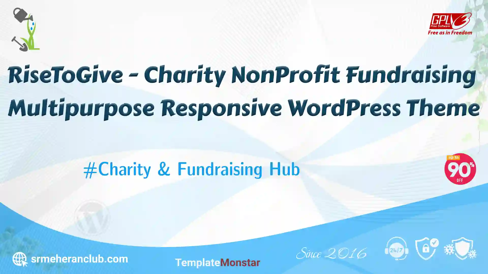 RiseToGive – Charity NonProfit Fundraising Multipurpose Responsive WordPress Theme